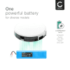 Batteri for ECOVACS Deebot Ozmo 920, 930, 900, 901, 905, 937, ECOVACS DG3G, DG70 3400mAh fra CELLONIC