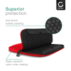 CELLONIC Nettbrettveske 10.1 tommer Universal Nylon Sort - Beskyttelse til nettbrett med anti-støt-bobler, vannavstøtende | Etui