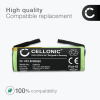 Batteri for Braun 1509, 3020, 5414, 5424, 5515, 6520, 6550, 8595, 8995 (Ø17mm) 2500mAh fra CELLONIC