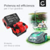 2x Batteria 586 57 62-02,589 58 61-01 per Husqvarna Automower 305, 105, 308, Gardena R40Li, R70Li, R50Li, R38Li, R80Li, R45Li, R40, R70, R80, R50, Rob R1000 2500mAh 18.5v marca CELLONIC