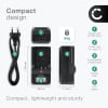 2x Batteri for Panasonic HC-V180 HC-V770 HC-V777 HC-V760 HC-V380 HC-VX980 HC-VXF990 HC-V770 Kameraer 4040mAh + Lader fra CELLONIC