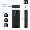 2x Batteri for Sony F828 F717 R1 S85 TRV118 SR1 GV-D1000, NPFM30 NPQM71 NPQM91 kamera - Reservebatteri NP-FM50 1600mAh + USB Dobbel Batterilader , Kamerabatteri Lader