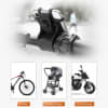 Bicycle handlebar mount for smartphones (4.5 