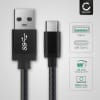 data-kabel / datakabel för Apple iPhone 17, 16, 17 Pro Max, 16 Pro, 16 Pro Max, 17 Pro, 16e, iPad Air 4 (2020) - A2072, Air 4 (2020) - A2324 LG Velvet Nintendo Switch OLED Samsung Galaxy S25 Ultra, S25, S23, S22 Plus Google Pixel 10, 9a Sony PS5 Controller - 1m 3A överföringssladd Nylon Datakabel svart
