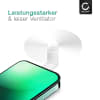 CELLONIC® USB C Ventilator für Handy Smartphone Tablet: Handyventilator mit USB-C Anschluss Stecker - Android Miniventilator USB Gadget - Mini Fan Lüfter, Reiseventilator, leise tragbar klein weiß