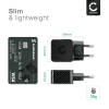 2x Chargeur USB EU plug 1 Port pour 5V / 1A, 1000mA avec 5W, 1A, 5V bloc alimentation USB 1x connecteur USB Chargeur secteur USB prise secteur usb