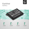 Batteri for Ring Stick Up Cam, Ring Video Doorbell 1 5500mAh fra CELLONIC