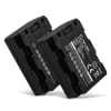 2x NP-FZ100 Batteri för Sony A7 III Alpha 7 III ILCE-7M3 ILCE-7M3K A7R III Alpha 7R III ILCE-7RM3 A9 Alpha 9 ILCE-9 A7R IV ILCE-7RM4 ILCE-6600 A6600, 1600mAh Kamera-ersättningsbatteri med lång batteritid