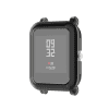 Skydd för Amazfit Bip, Bip Lite, Bip S smartwatch - skal i skyddande svart TPU material - case för fitnesstracker/klocka - skyddar urtavlans kanter, hörn