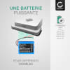 2x Batterie pour iRobot Braava 380, Braava 380T, 381, 300, 2000, Proscenic Pro JOJO 1500mAh de CELLONIC