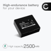Batteri for Hetronic ERGO-F, Mini-EX-IIB, NOVA-GR, S, M, L, XL, Harris P5300, P5370, P5400, P5450 2500mAh 3.6V fra CELLONIC