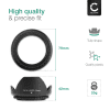 Ø 55mm Kamera Ø 55mm Solblender for Universal Ø 55mm – Plast Lukkeskrue Solblender fra CELLONIC