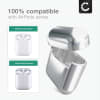 Lomme for AirPods 1, AirPods 2 - TPU, sølvfarget shell pocket tasker