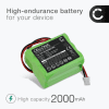 Batteri for Visonic Powermax Plus Control Panel 0 9912 H, 0 9912 W 2000mAh fra CELLONIC