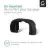 Œilleton Plastique pour appareil photo Sony Alpha 7R (ILCE-7R) / Alpha 77, A77 II, A68 - oculaire de viseur optique pour photographe - pièce de rechange FDA-EP12