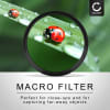 4x Close-Up Macro filters for Hasselblad HC 2.2/100mm HC 3.2/150mm N HC 3.5/50mm II HC 4/210mm (Ø 77mm) Macro Filter Set