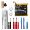 Bateria Apple 616-0337,616-0311 450mAh - + Juego de herramientas , Batería recargable para Apple iPod nano 2 Gen. - A1199 / iPod nano 3 Gen. - A1236