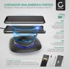 CELLONIC® Fast Wireless Charger 5W / 7.5W Slim Induction Phone Charging Pad Station for QI Enabled Devices: Samsung Galaxy S21, S20, S10, Apple iPhone 12, 11, X, Huawei P40 Pro, P30 Pro, Google Pixel 5, Xiaomi Mi 10, Oneplus 9, 9 Pro