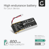 2x Batteri for Cardo Scala Rider G9, Scala Rider G9X, Scala Rider G4, BAT00002 800mAh fra subtel
