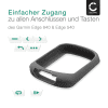 CELLONIC® Schutzhülle kompatibel mit Garmin Edge 540 / Edge 840 Silikonhülle - Schutz Tasche Silikon Hülle, Fahrrad Navi Case - GPS Cover Bumper Etui grau