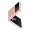 subtel Phone Case for Samsung Galaxy Z Flip3 5G (SM-F711) Hardened plastic Matte<br>Thin, Slim Protective Bumper Hardshell Back Cover Hardcase - Crystal Clear