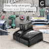 CELLONIC Makita 14.4V-18V lader for Li-Ion litium-ion-batterier - 7A DC18RC, DC18RA, DC18SD hurtiglader for elektroverktøy