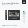 Batteri til Casio Exilim EX-S200 Exilim EX-Z680 EX-Z690 EX-Z790 EX-ZS10 EX-ZS12 EX-ZS15 550mAh fra CELLONIC