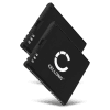 2x Batteri 1000mAh
