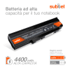 Batteria subtel® AS09C31 / AS09C71 per notebook eMachines E528 / E728 Affidabile ricambio da 4400mAh Sostituzione ottimale per computer portatile laptop eMachines