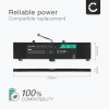 Batteri for Lenovo Y50-70, Y50-70 Touch, Y70-70 Touch 9800mAh fra CELLONIC