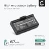 subtel BA90, BA 90, E 180 Ersättningsbatteri för Sennheiser Audioport A1, HDE, HDI, RI, E90 Set90, E180 Set180 headset / hörlurar med 60mAh, 2.4V - reservbatteri