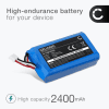 Batteri til Abus FUAA50000, FUAA50010, FUAA50100 FUAA50000, FUAA50010 (2400mAh, 3.0V) fra CELLONIC