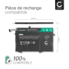 Batterie de rechange pour ordinateurs portables Lenovo ThinkPad L480 / L580 - 4100mAh 11.1V