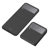 subtel Phone Case for Samsung Galaxy Z Flip3 5G (SM-F711) Hardened plastic Matte<br>Thin, Slim Protective Bumper Hardshell Back Cover Hardcase - Crystal Clear