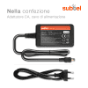 AC-LS5 Adattatore di alimentazione per Sony Cyber-shot DSC-G3 DSC-N1 DSC-N2 ca. 2,25m, AC-LS5 4.2V Caricatore, Cavo Ricarica Alimentatore per fotocamera videocamera