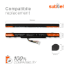 Batteri for Acer Aspire E5-573, E5-573G, E5-772G, E5-422, E5-432, E5-473, E5-474, E5-522, E5-532, AL15A32 2200mAh 14.8V fra subtel