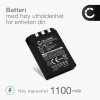 Batteri for Olympus 400, 300, 410, 500, 600, 800, 810, 1000, Stylus 300, mju 400, FE200, Li-10B, Li-12B Kameraer 1100mAh fra CELLONIC