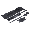 Support de fixation au sol , aluminium, pour iPad / iPad mini, Samsung Galaxy, Huawei Mediapad, noir, Support universel, Tripod, support de tablette