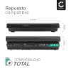 Batería para portátiles Dell Latitude E6120 / E6230 / E6120 / E6220 / E6320 / E6430S - 6600mAh 10.8V - 11.1V