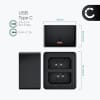 USB dobbel lader (LC-SCL5) for Leica M10, M10-P, M10-R + 1m USB Kabel fra CELLONIC