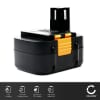 2x CELLONIC® EY9221, EY9136, EY9230,EY9230B, EY9231, EY9136B batteri för Panasonic EY6432, EY3530, EY3795B, EY6431,EY6432 GQKW trådlösa verktyg med 15.6V, 3Ah och NiMH