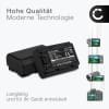 2x Batteri for Sony Alpha 7 IV, A6700, A6600, A7S III, Alpha 9, A9 kamera - Reservebatteri NP-FZ100 1600mAh + USB Dobbel Batterilader BC-QZ1, Kamerabatteri Lader