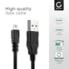 2x data-kabel - för CB-USB7 Olympus SZ-15, X-43, FE-320 FE-330 FE-340 FE-47 FE-280 FE-230, VR-360 VR-350 kamera - 1.5m PVC Datakabel svart