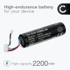 Batteri for Garmin Astro 320, DC20,  Astro 220, DC40, DC30 2200mAh fra CELLONIC