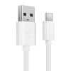 USB-A 2.0 - USB-C 3A PVC, wit