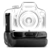 BG-1X Battery Grip for Canon 77D, 800D, 9000D, Kiss X9i, Rebel T7i Cameras – LP-E17 Vertical Portrait Grip