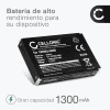 2x Batería 1300mAh
