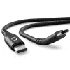 USB-C - USB-C (3.0) Aluminium-Nylon, black