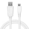 1x Cable USB, blanco PVC (1A), 1m