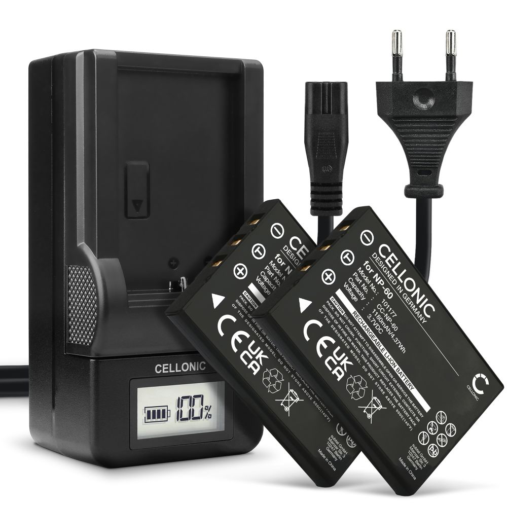 CELLONIC Kamera-Akku – 700 MAh, Kompatibel Mit Fuji FinePix Z5fd, Z1, F480 & Weitere Modelle